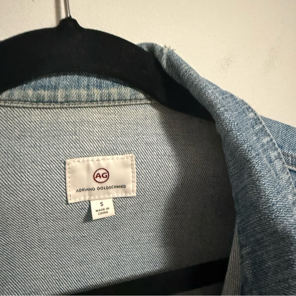 AG Oversized Nancy Jacket in 17 Years Grunge Small - Picture 7 of 12